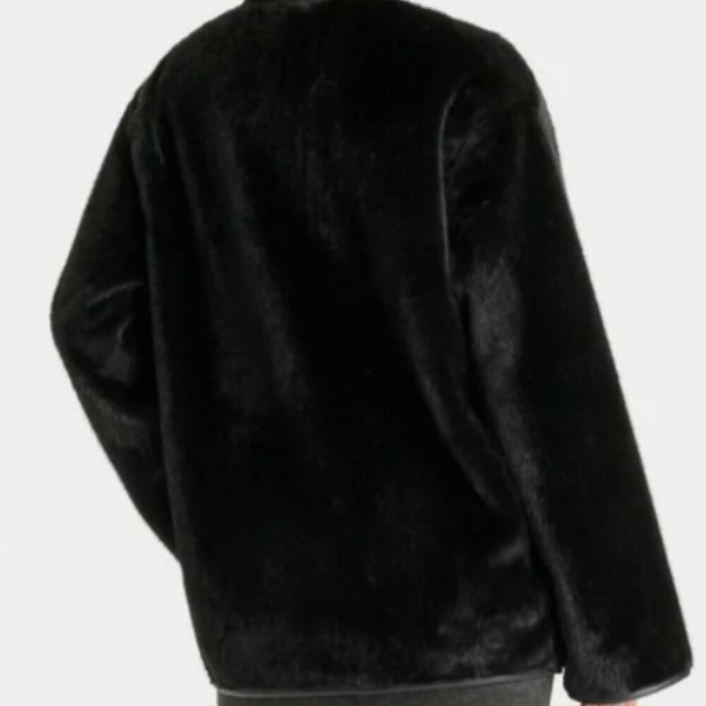 NWT Universal Thread Faux Fur Toggle Jacket in Black – Size XL‎ - Picture 14 of 14